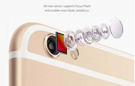 iPhone6s拍照、摄像性能均提升1200万像素