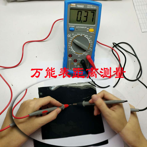测量导电胶片材电阻