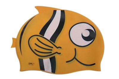博皓小鱼硅胶泳帽 可定制各种动物形状的硅胶泳帽
