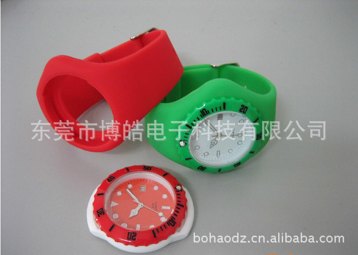 博皓优质彩色硅胶手表带/手环