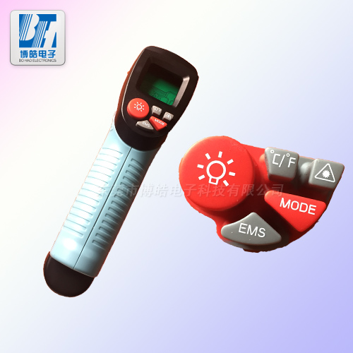 提供测温仪器硅胶按键来图来样定制