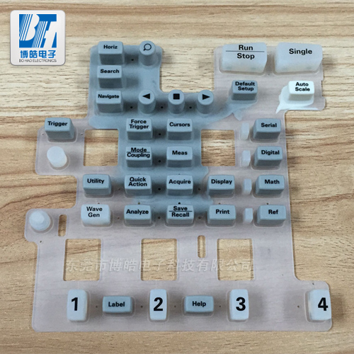 提供Agilent安捷伦DSOX3104A示波器专用硅胶按键定制