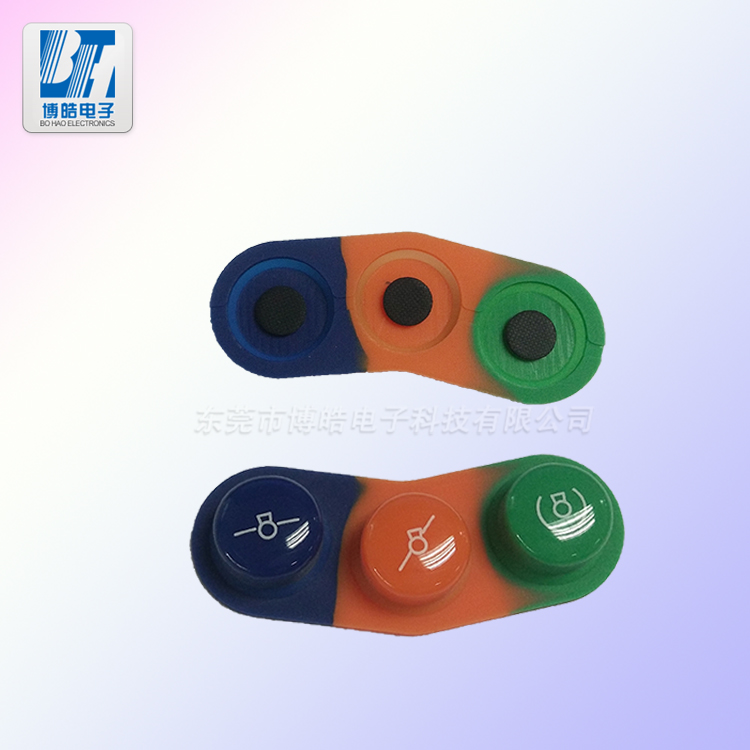 提供用于医疗设备滴胶按键多色成型滴胶硅胶按键定制